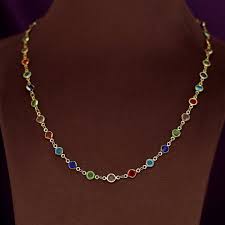 Celestia Multicolor Gemstone Necklace