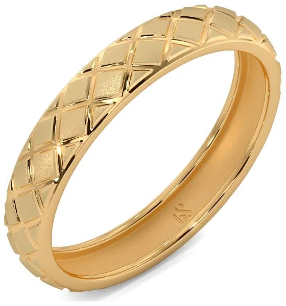 Aurum Textured Gold Band